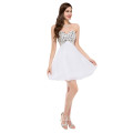 Strapless Sweetheart Formal Chiffon Bling Bling Cocktail Vestidos CL3140-1